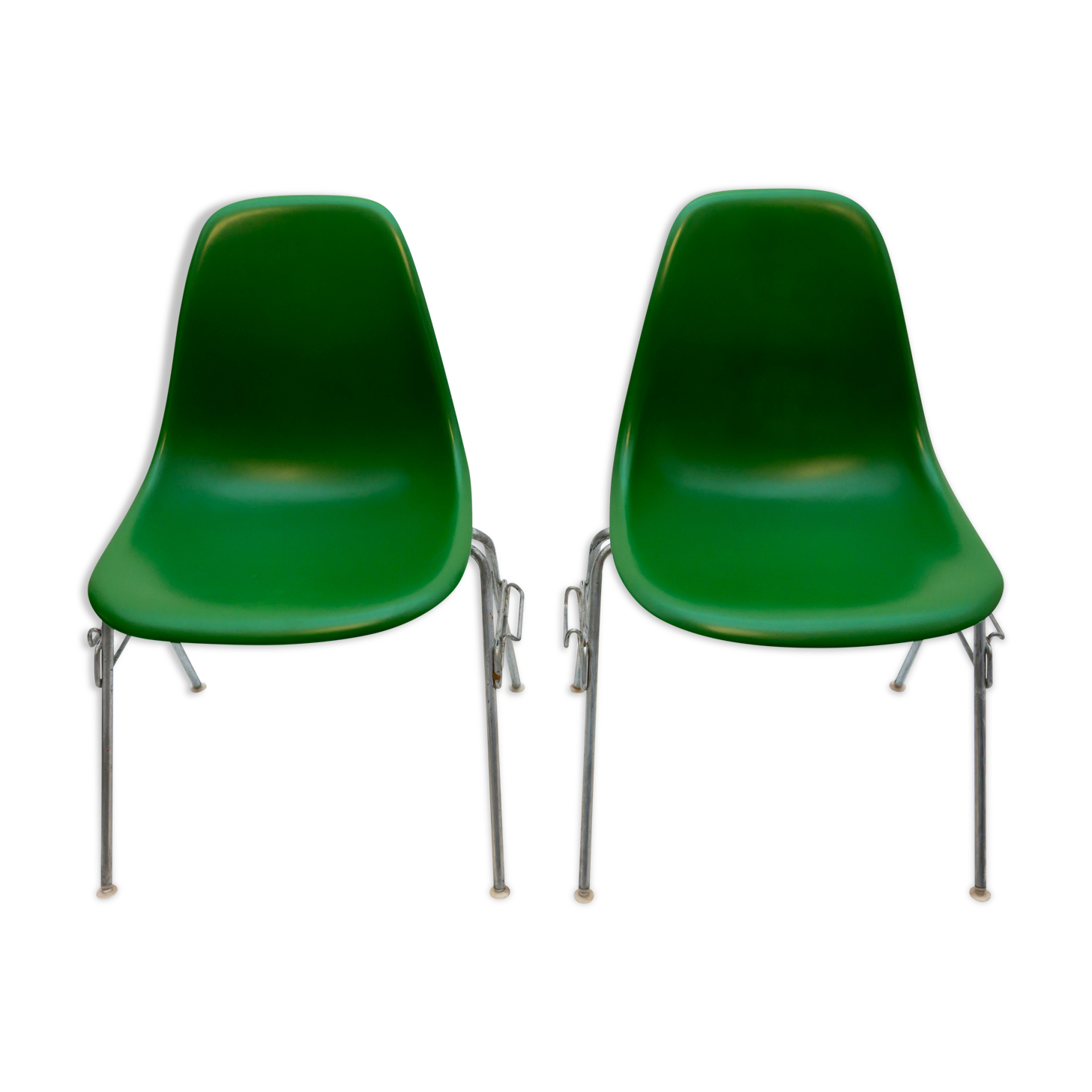 Duo de chaises DSS de Charles et Ray Eames, édition Herman Miller, 1969