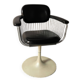 Single Mid-Century Belgian Swivel Armchair Attributed to Rudi Verelst