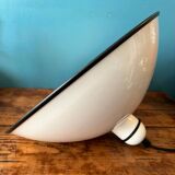 Large metal pendant light from the 80s