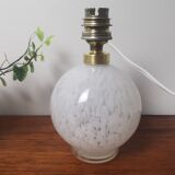 Clichy glass lamp foot