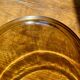 Large 70's smoked glass oven dish