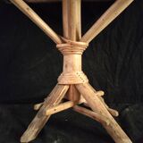 Children's wooden lounge and chestnut weaving