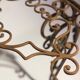 Vintage wrought iron coffee table -1940