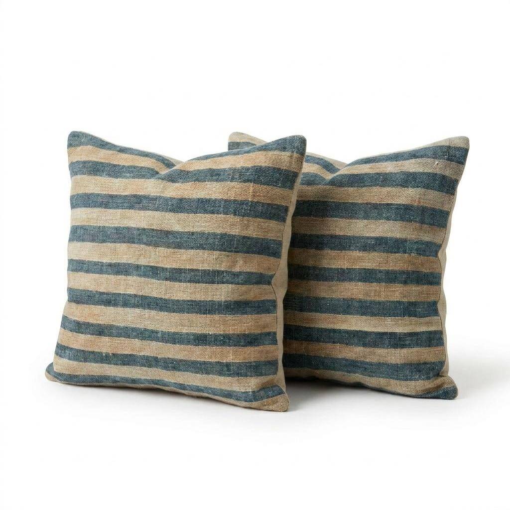 Set of 2 vintage Turkish cushion covers 51x51 cm