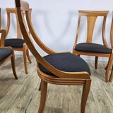 Vintage 6 pieces gondola chairs, pietro costantini, made in italy, 70s/80s