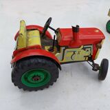 Tracteur et remorque métal à friction