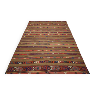 Turkish kilim rug, 280x145 cm, MYK-841