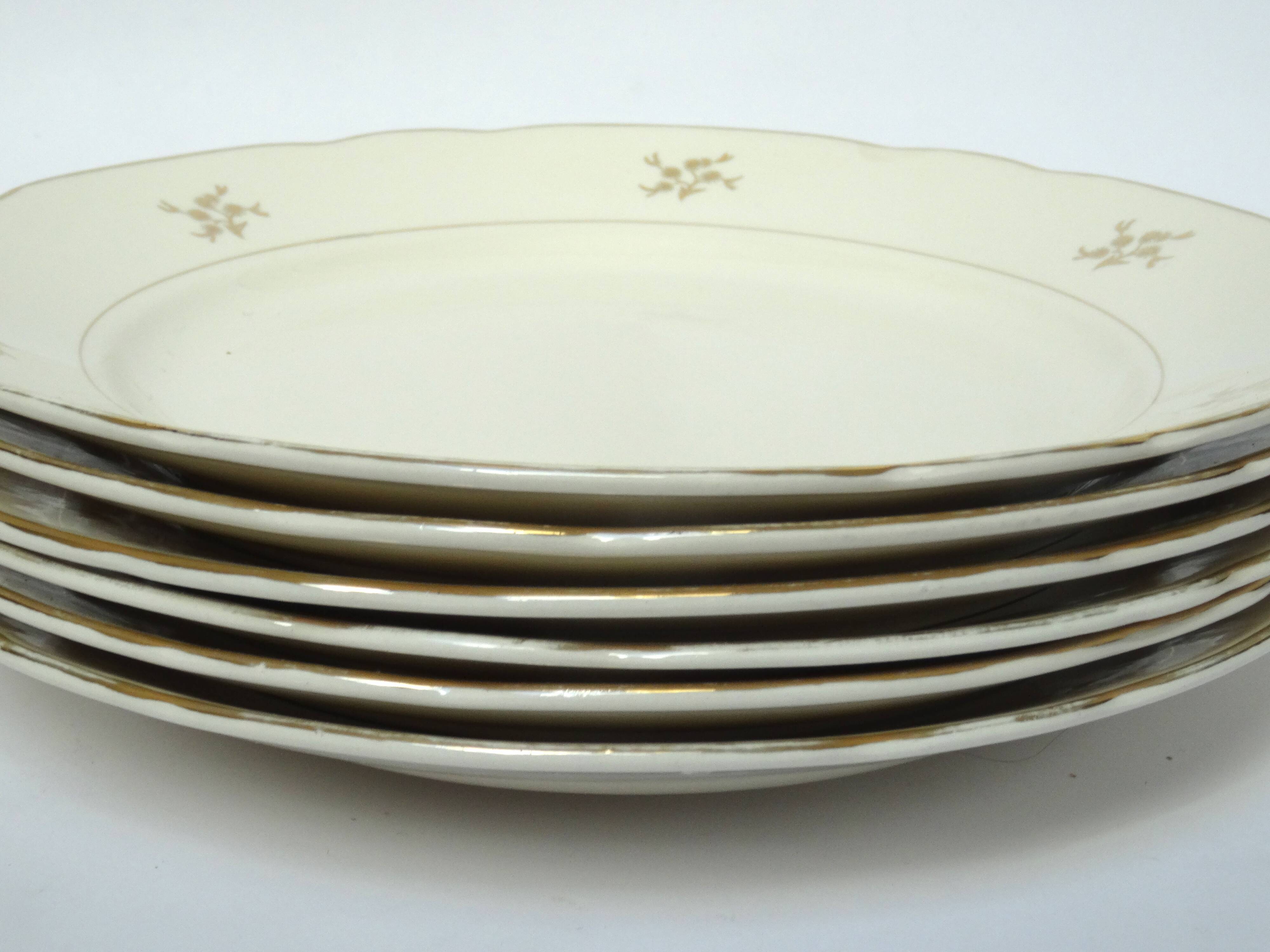 6 Villeroy & Boch flat plates