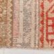 Tapis pour couloir rouge et beige, tapis vintage coureur, 70x289 cm