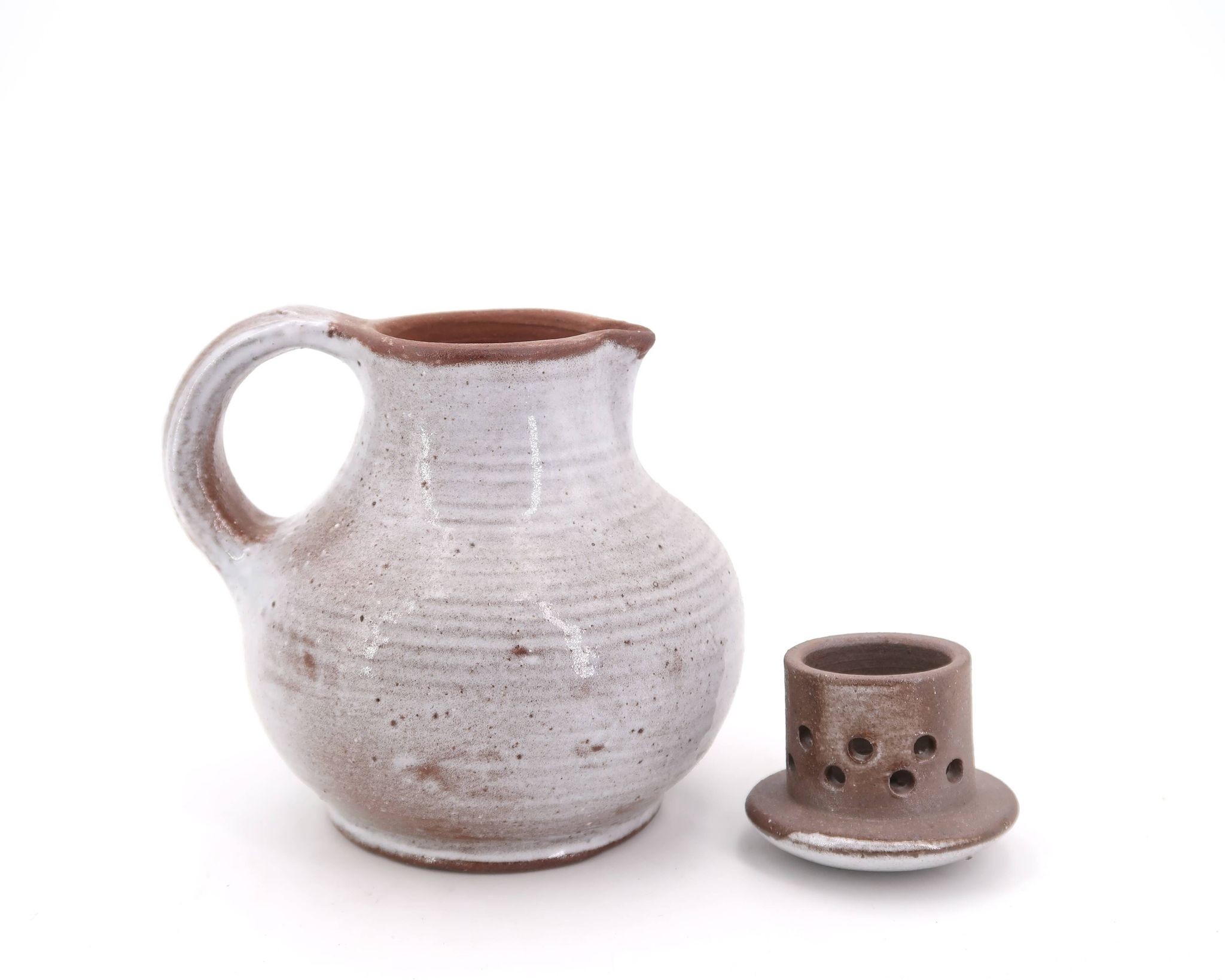 Stoneware teapot by Jeanne and Norbert Pierlot, Ratilly, 1960s