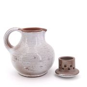 Stoneware teapot by Jeanne and Norbert Pierlot, Ratilly, 1960s