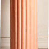 Coral glazed ceramic column