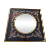 Napoleon III period mirror 40x39cm