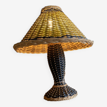 Wicker lamp