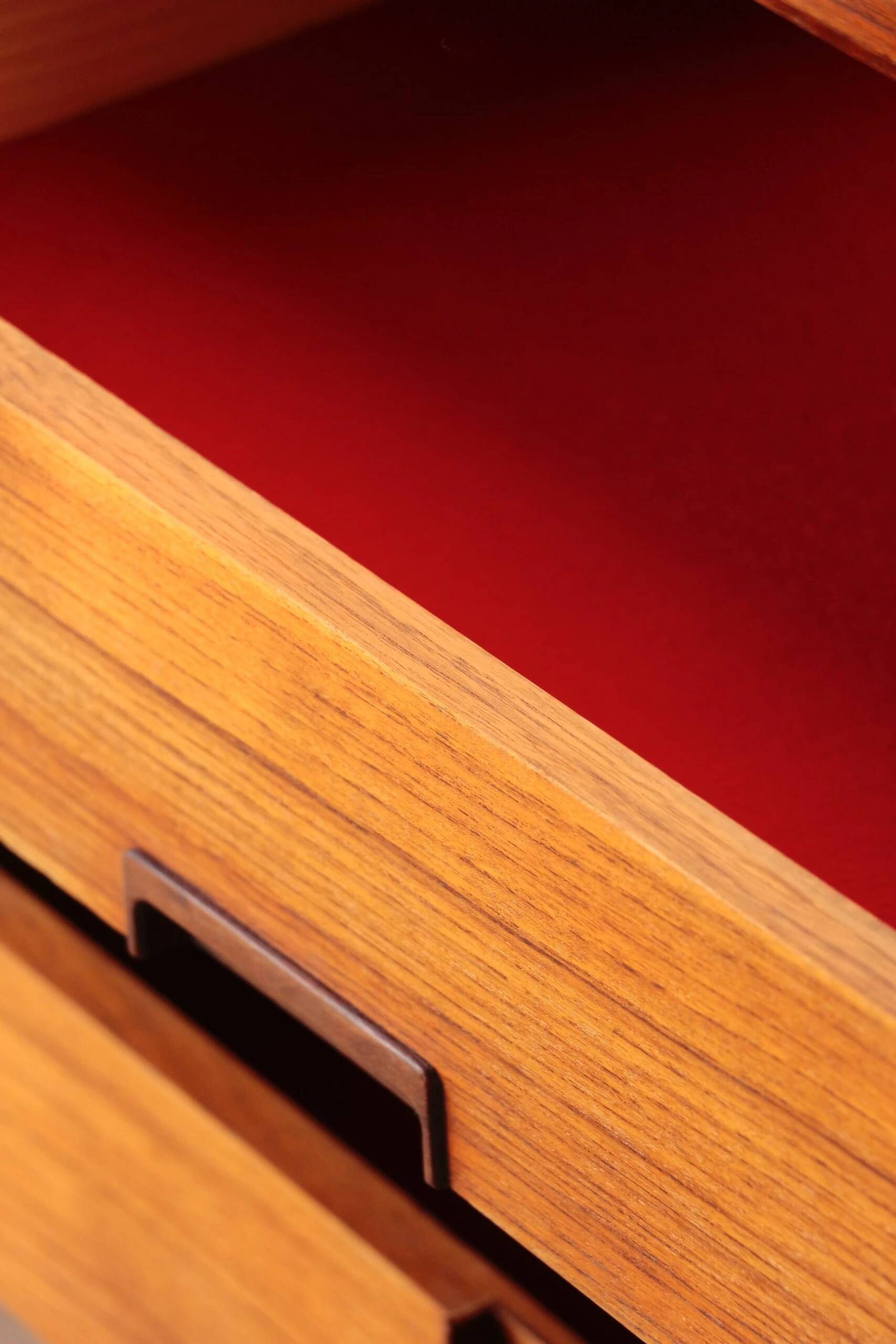 Restored vintage teak hairdresser from the 1960s.