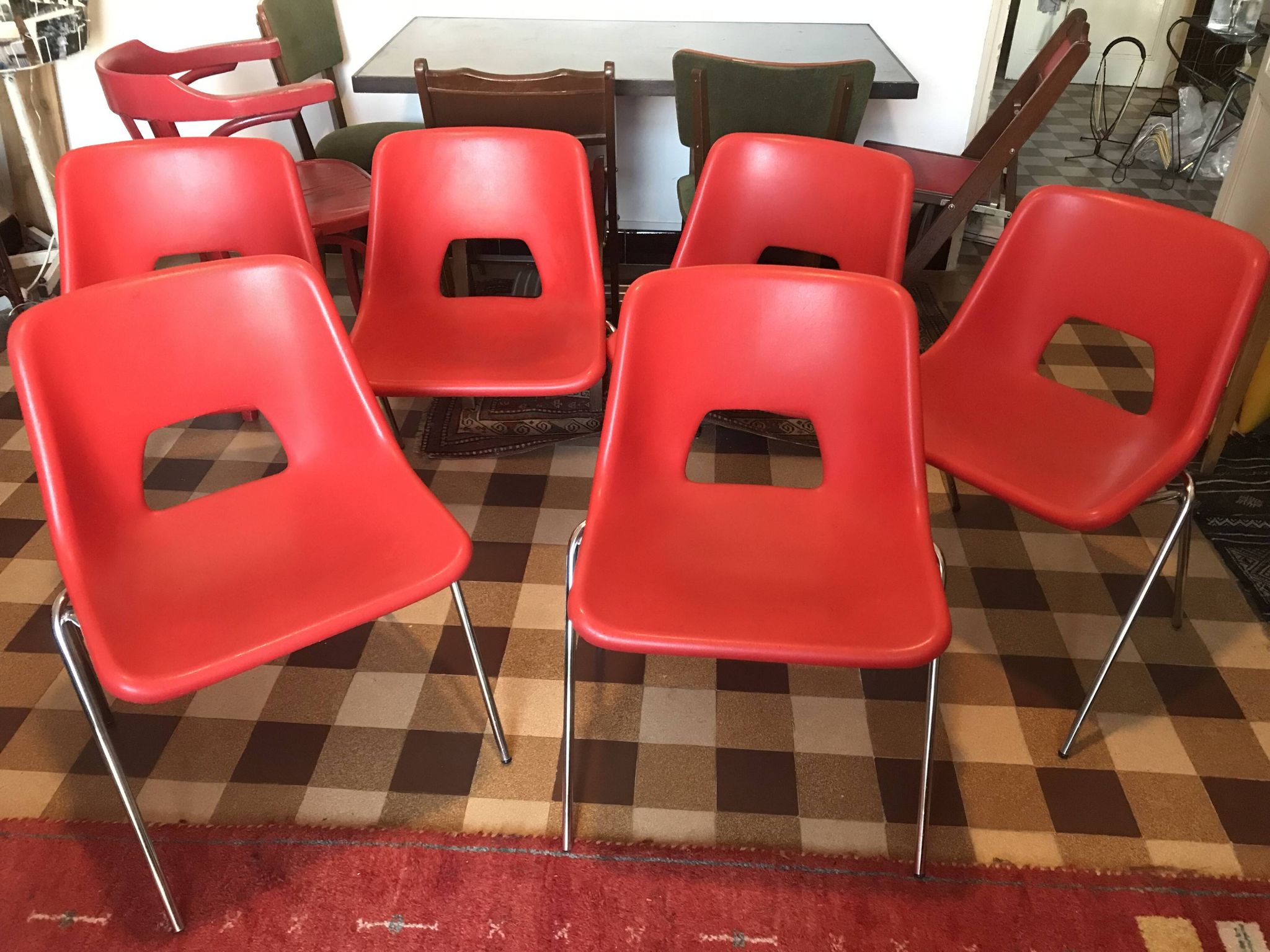 Chaises Järvi par Niels Gammelgaard, Ikea vintage