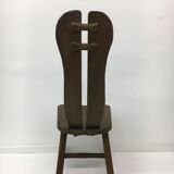 Set of 4 Belgian Brutalist Dining Chairs from De Puydt, 1970’s