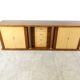 Vintage lacquered goatskin credenza, 1970s