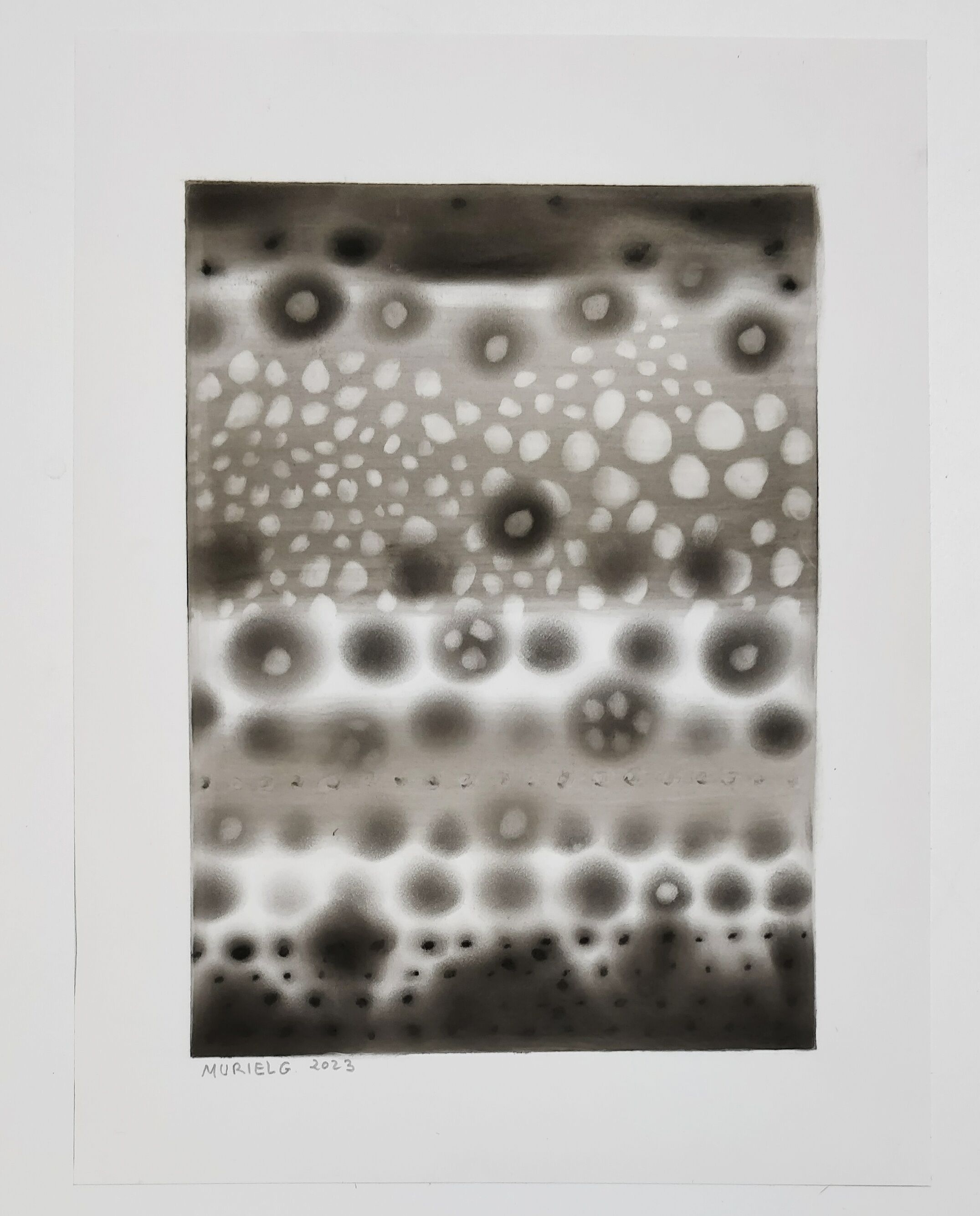 Abstract drawing 7 black and white