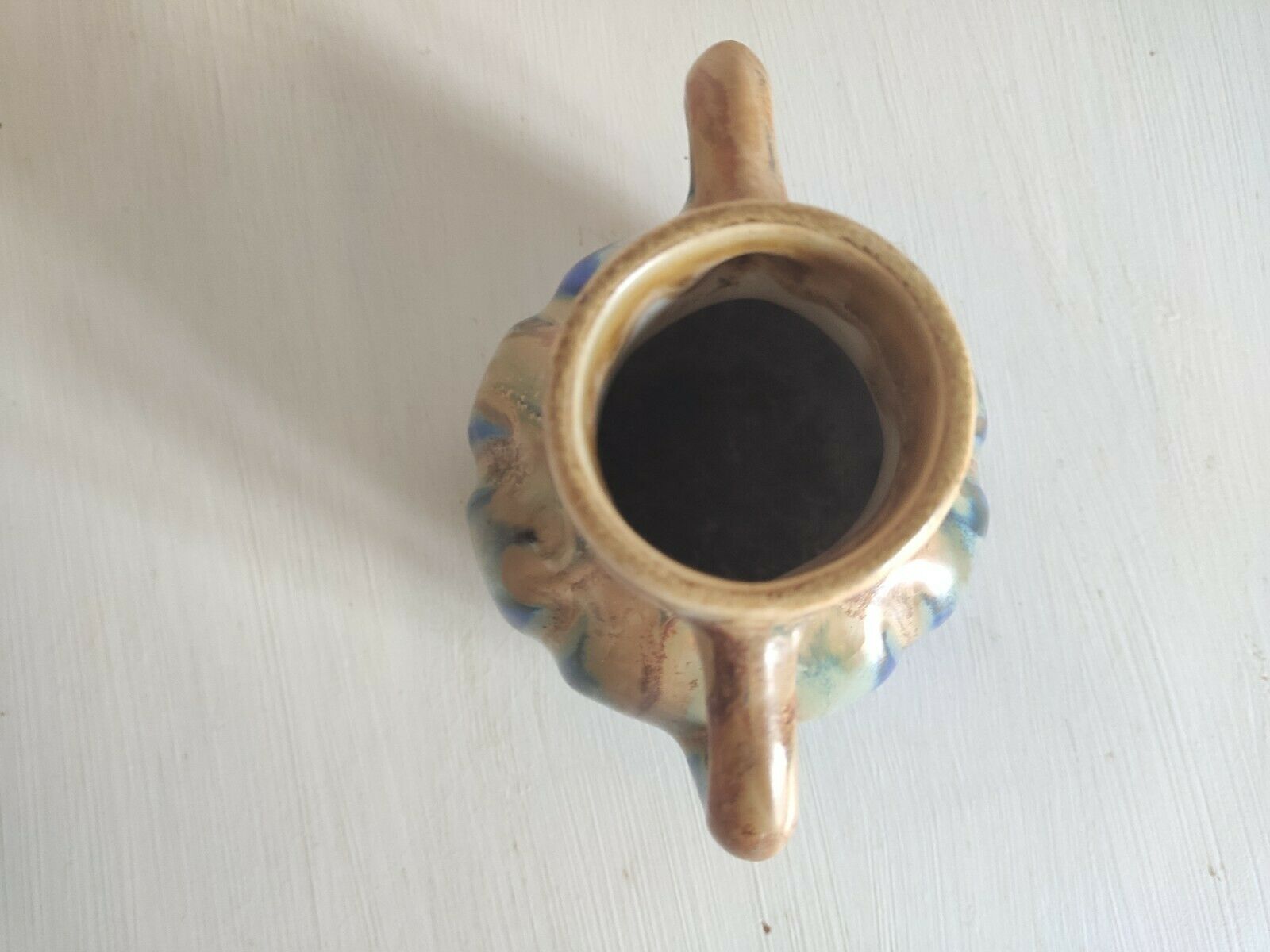 Ceramic vase from the 1930s, signed by Gilbert Méténier