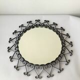 Wrought iron mirror