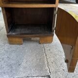 Bedside table with art deco marble