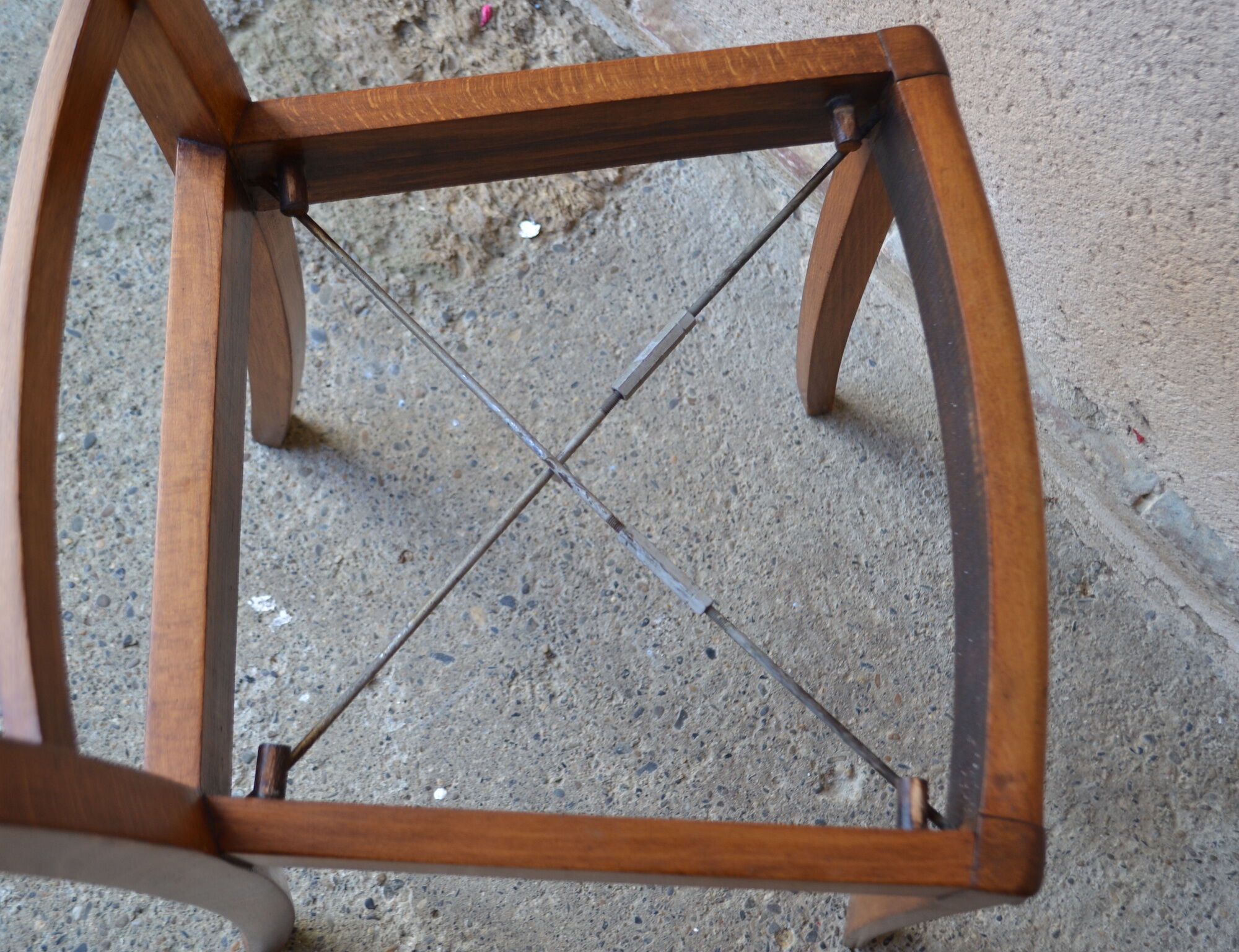 6 Luterma bistro chairs - Monobloc system - 1950s - vintage