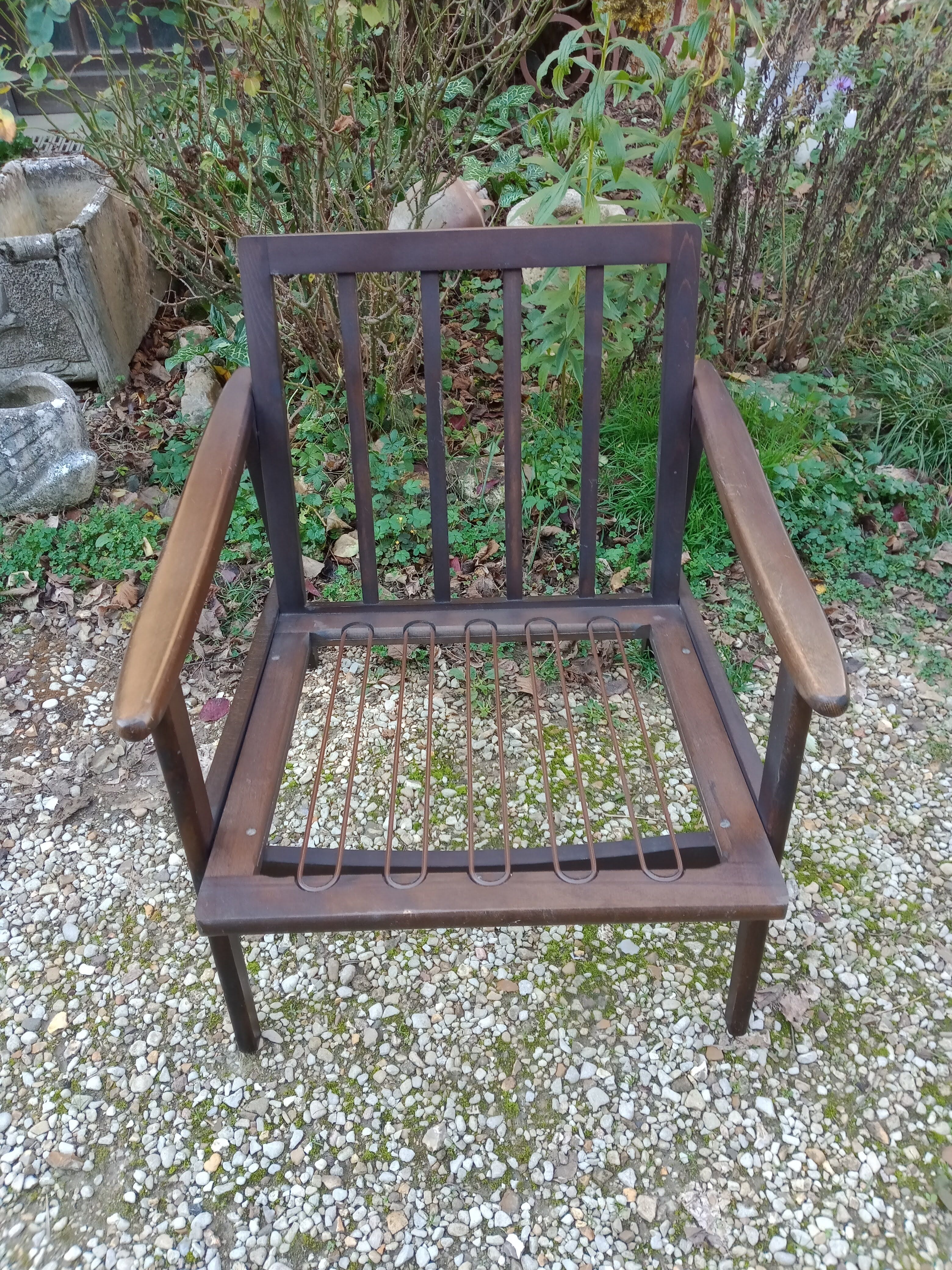 Scandinavian armchair in teak