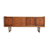 Enfilade scandinave - formes arrondies - années 60
