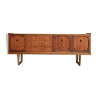 Scandinavian sideboard - rounded forms - 1960s