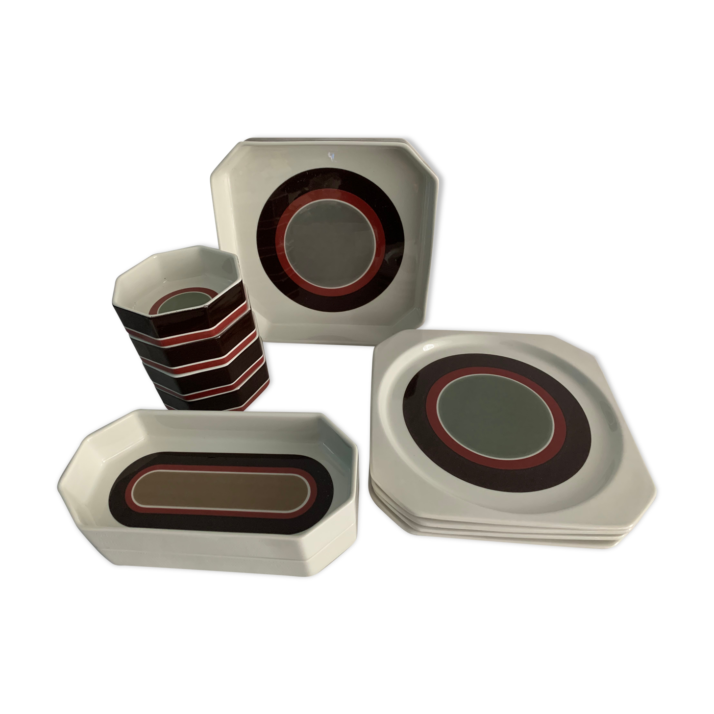 Service 4 people Avant Garde de Villeroy and Boch 1970