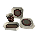 Service 4 people Avant Garde de Villeroy and Boch 1970