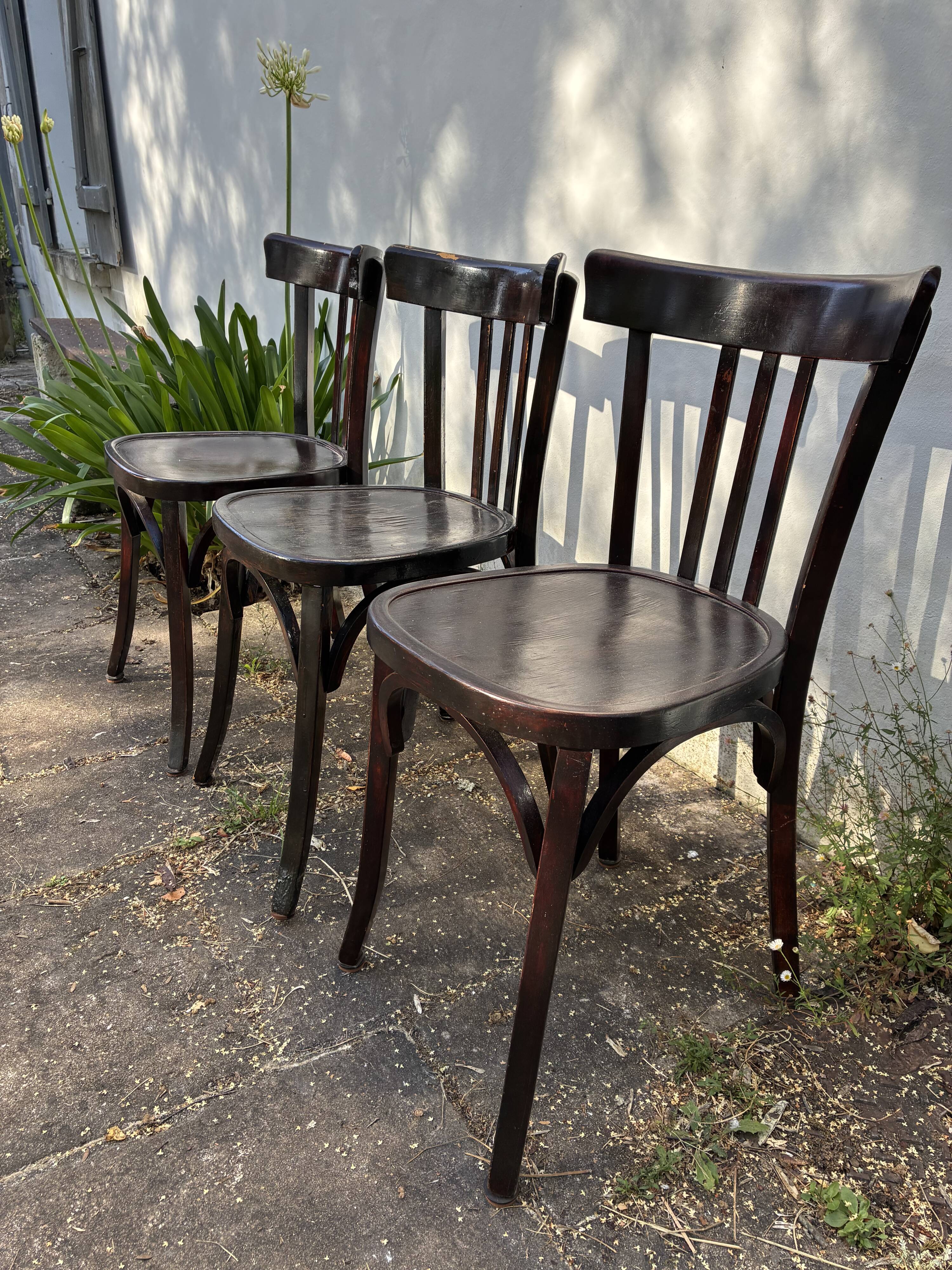 Lot chaises bistrot Baumann