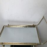 Déserte avec plateaux en verre miroir