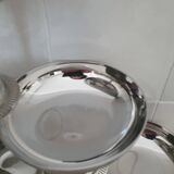 Chrome-plated stainless steel dessert bowls Jean Couzon