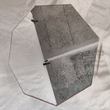 Coffee table mirror effect seventies