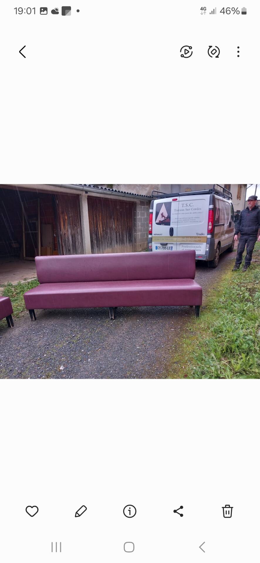 3 bistro benches