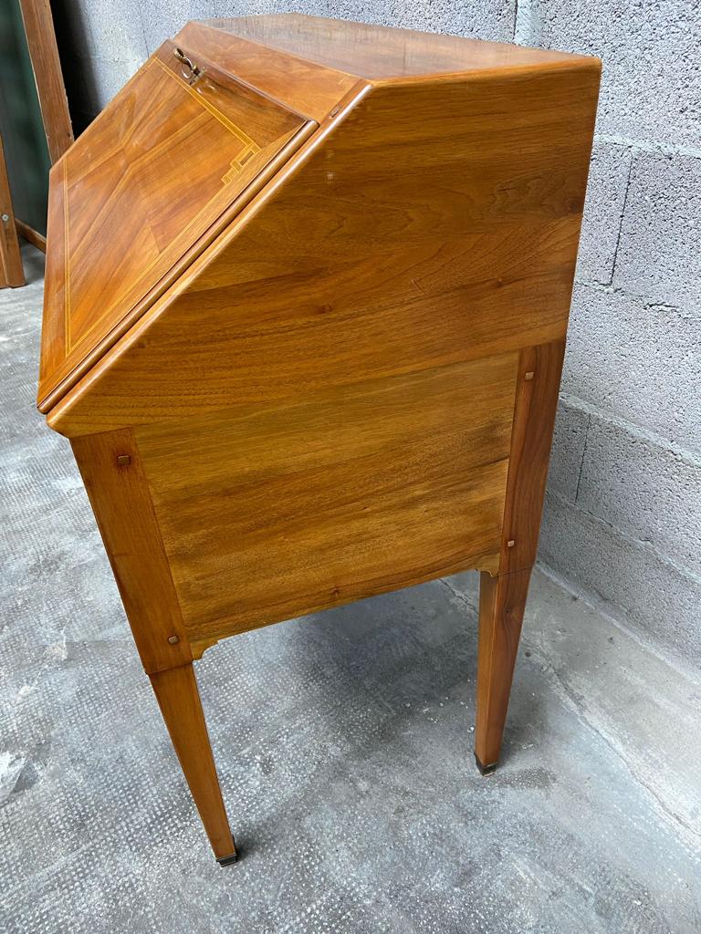 Office scriban Louis XVI walnut 1950