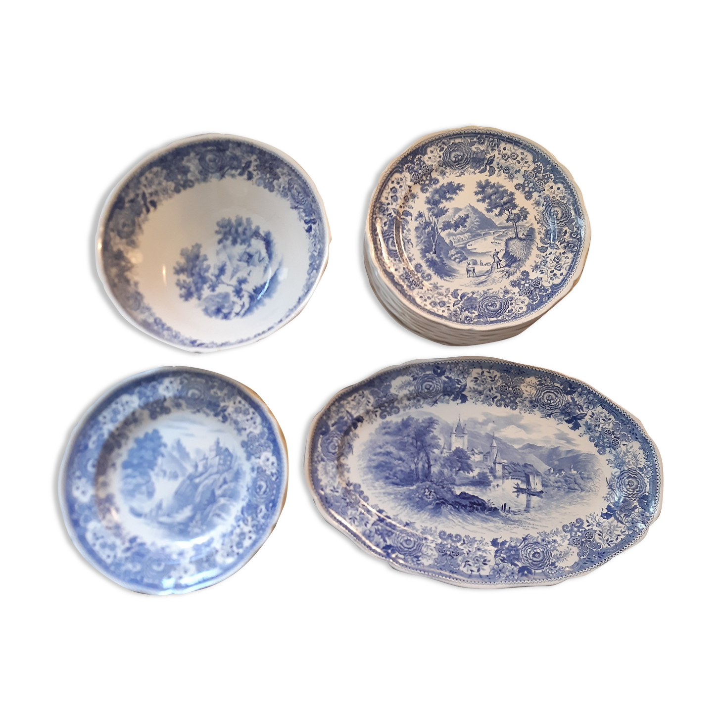 Tableware service Villeroy and Boch Mettlach Burgenland Made in Germany