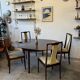 Set of 4 dining chairs, Lübke Germany 1960s, vintage