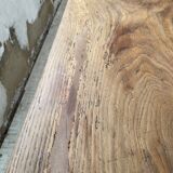 Farmhouse table in oak and walnut 2m