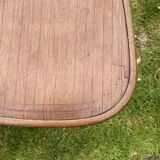Set of 8 mismatched bistro chairs