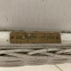 Commode blanche en rotin vintage
