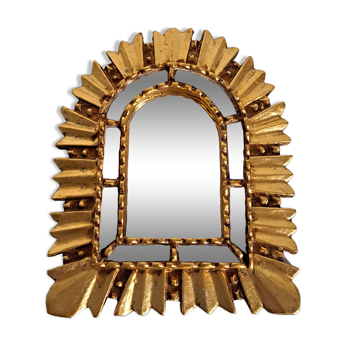 Gilded wood mirror