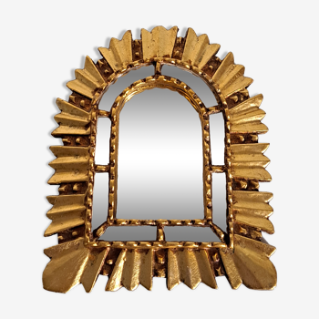 Gilded wood mirror