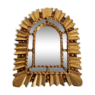Gilded wood mirror