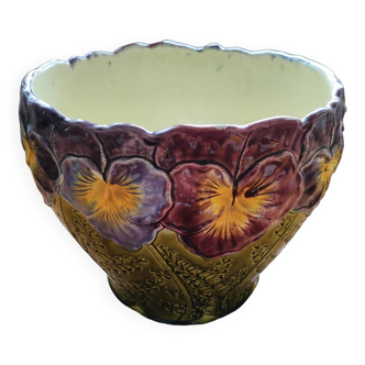 Barbotine pot cover