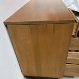 20th century maple veneer style desk