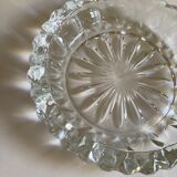 Cendrier en verre ciselé