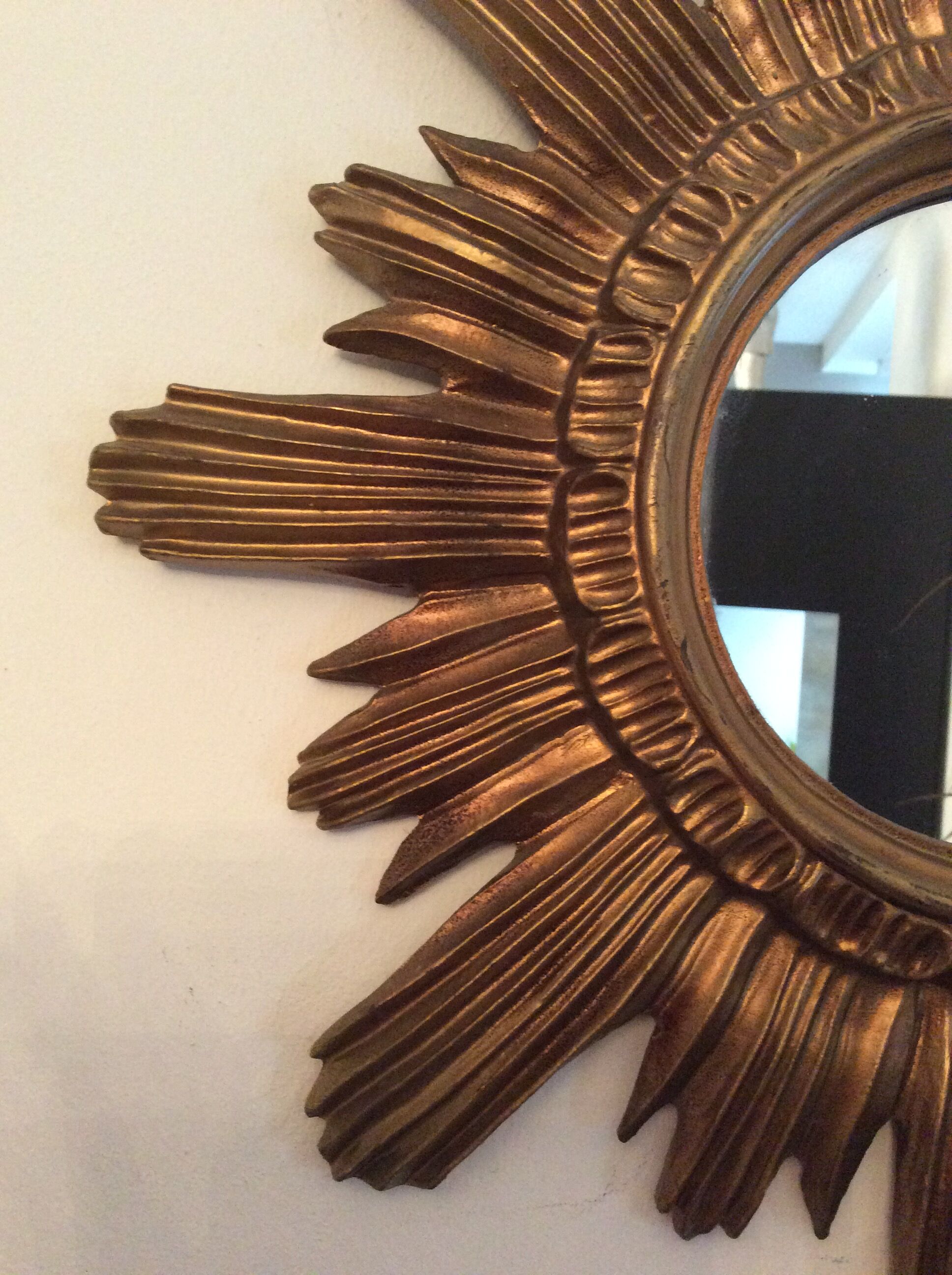 Golden sun mirror of the 70s